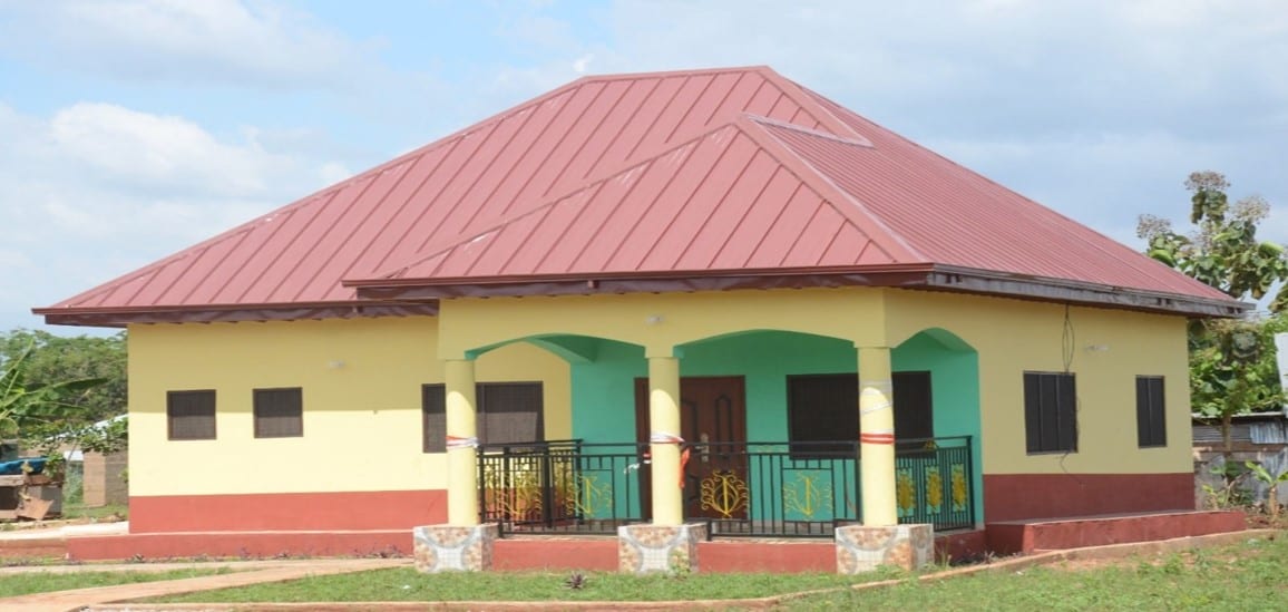Construction of headmaster's bungalow at Kwarteng Ankomah SHS