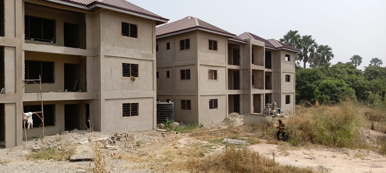 Construction of Block of flats for the Ghana Police service at Techiman