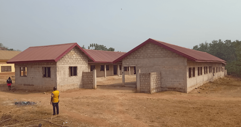 Construction of Dinning Hall at Effah Guakro Shs