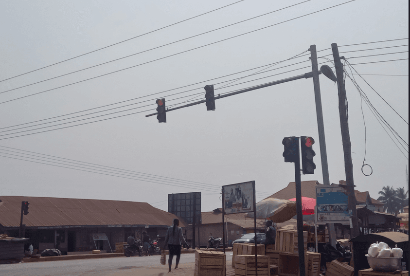Construction of Traffic Light Installation at Tuobodom