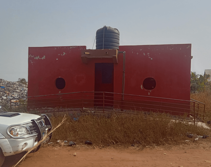 Construction of Toilet Facility at Mission Tuobodom