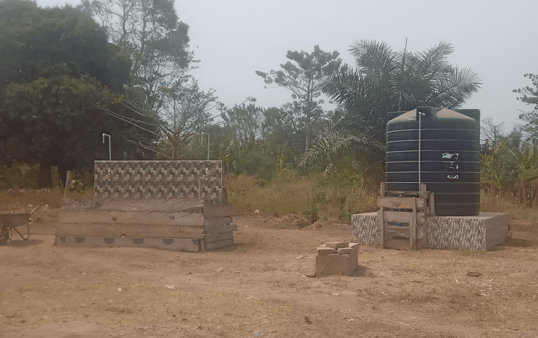 Construction of Water Project at Amangoase