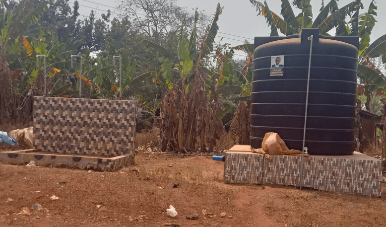 Construction of Water Project at Asemahunu