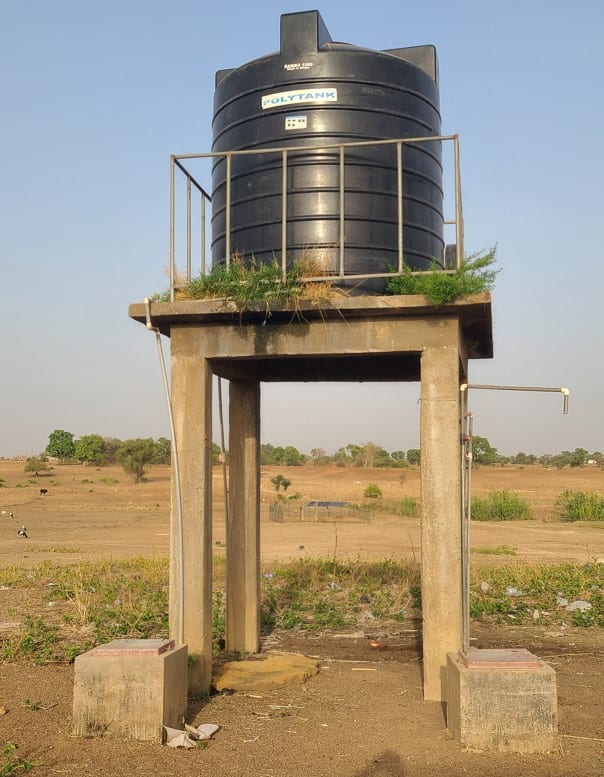 Mechanized Solar Powered Water System at Tempane