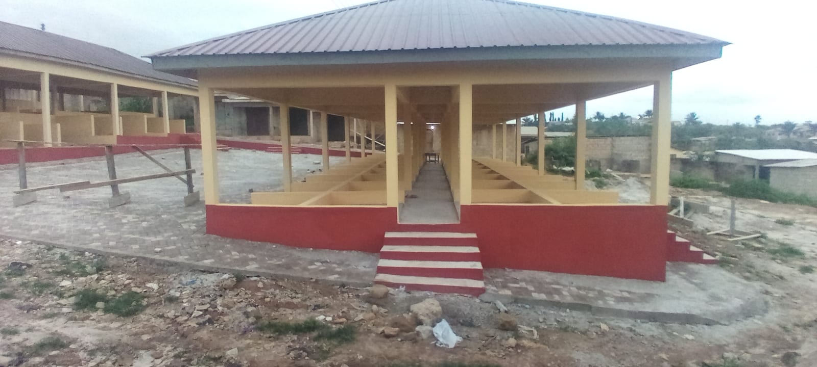Construction of 2No. Open Shed and 400 Square Meter Pavement at Twifo Praso(New Market)