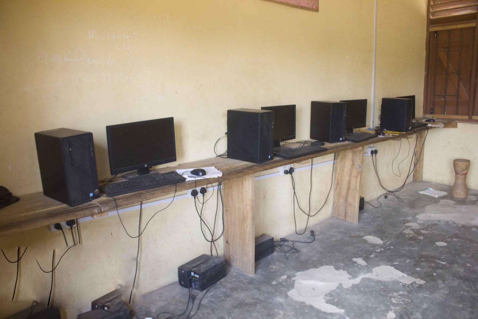 Distribution of Computers to Bobi JHS
