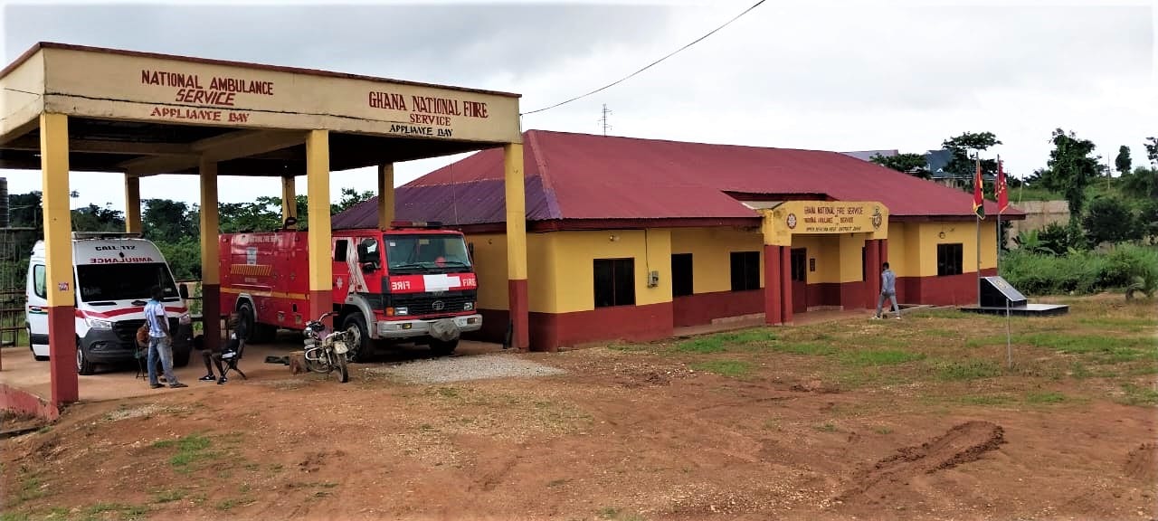 Construction of District Fire Service Station and Ambulance Service Office at Diaso