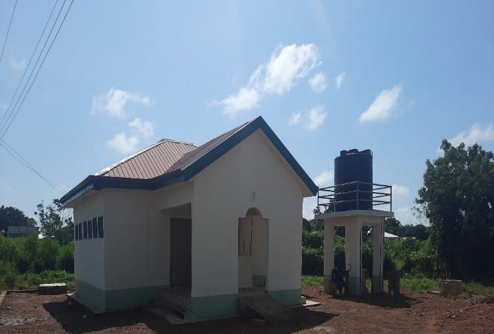 12-Seater Water Closet Toilets at Dondoli/Jejedayiri