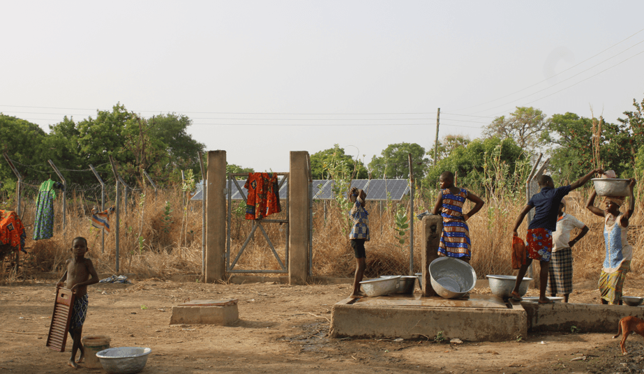 Mechanized Solar Powered Water System at Tampieni