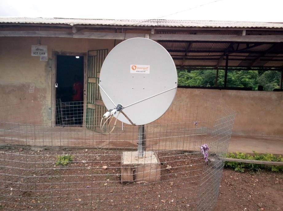 Installation of 1 Internet HUB (VISAT) at Mumuni Camp JHS