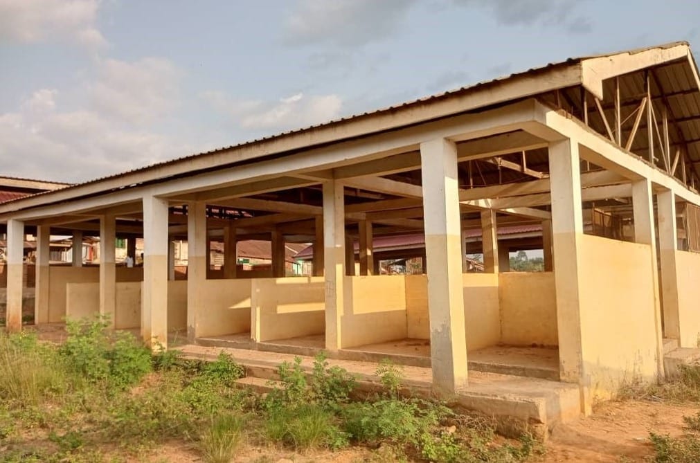Construction of 32 unit Open Market Sheds at Atieku