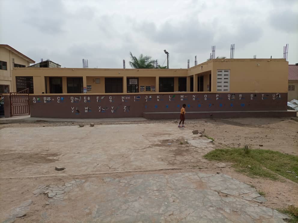2-unit KG Classroom Block with Store room, Toilet Facility and furniture at Oblogo