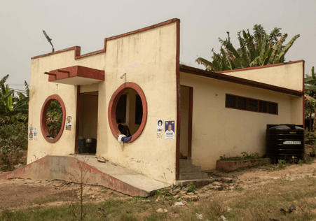 Construction of Toilet facility at Anum, Akanteng, Abaase