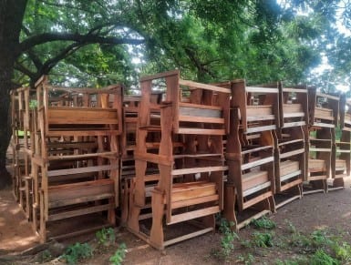 Supply of 300 Dual Desks Furniture for Newly Built Schools at Yendi