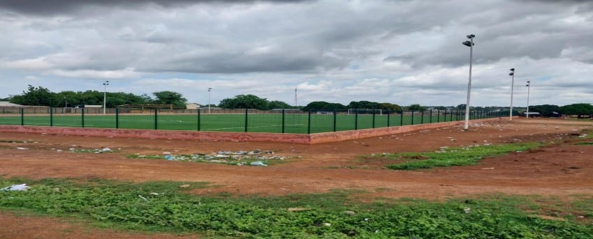 Artificial Football Pitch (Astro Turf) at Yendi Jubilee Park